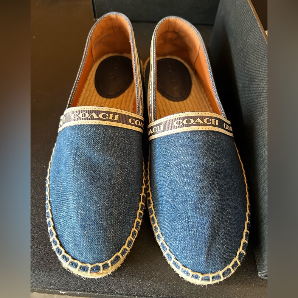 Coach Blue Casual Loafers Slip-Ons